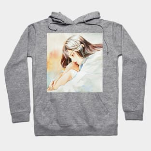 Girl Thinking Hoodie